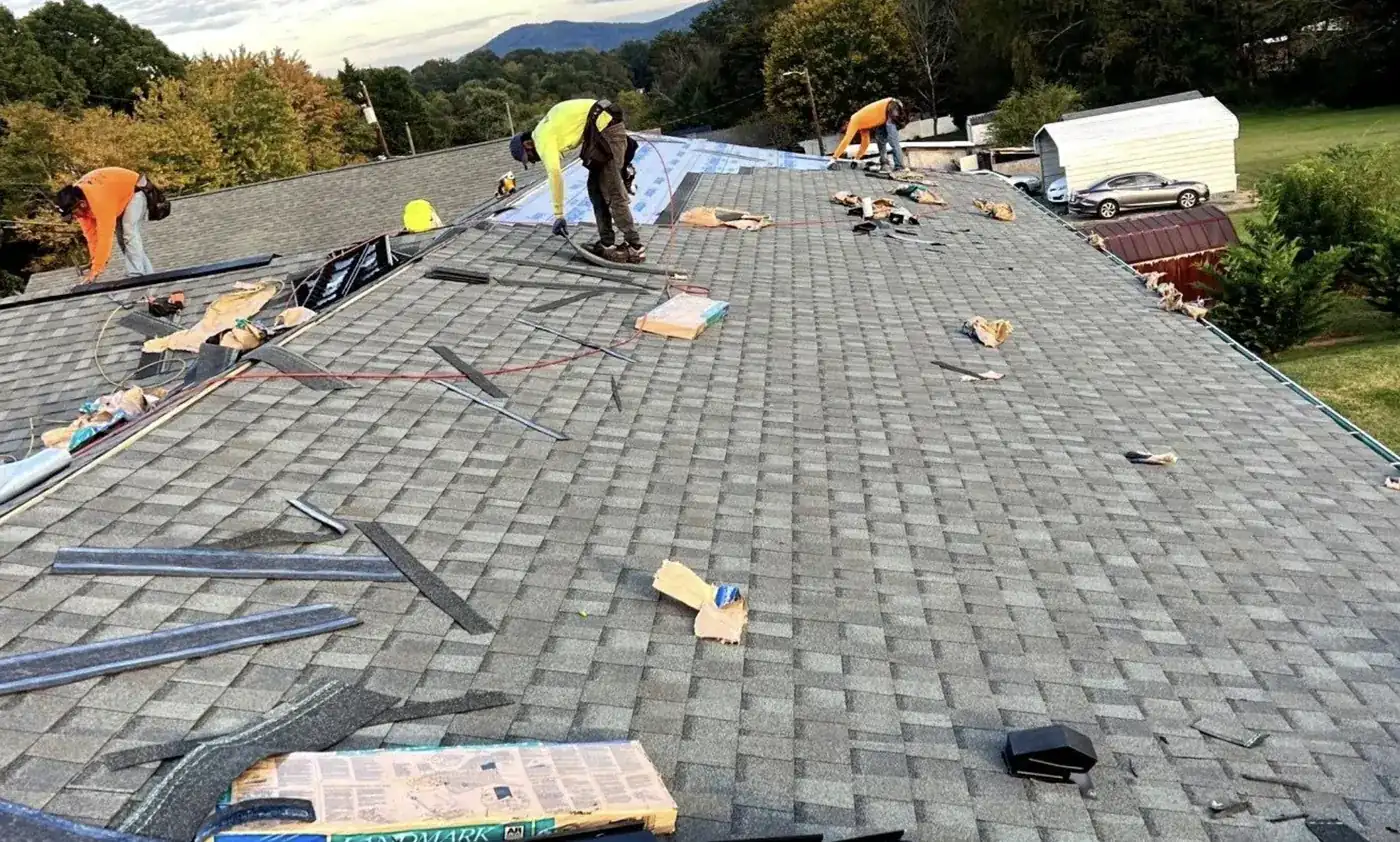 Roof replaced by S&S Roofing near Gamewell, NC