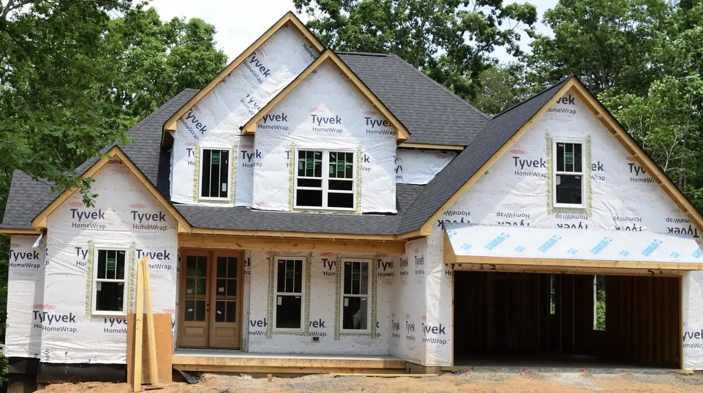 New construction roof installation in Granite Falls, NC by S&S Roofing