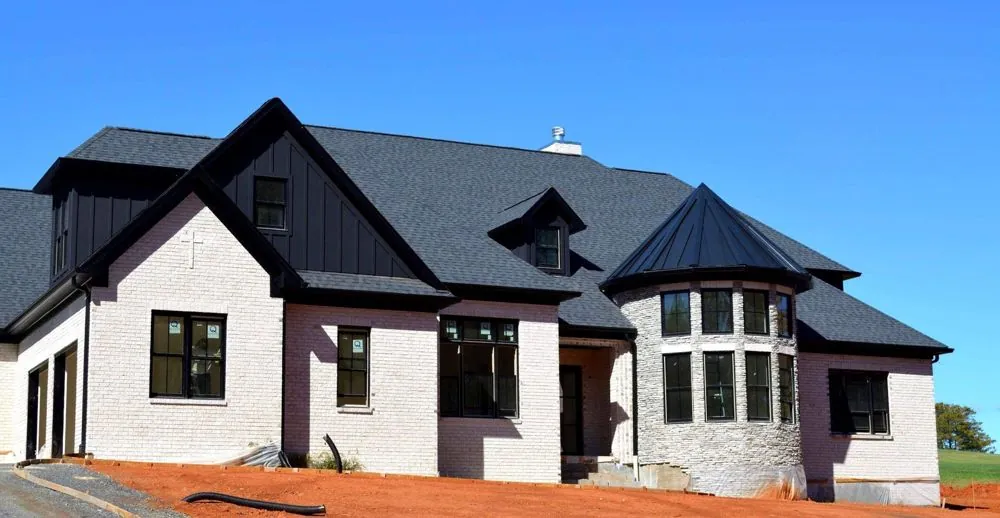 Steep-slope shingle roof installed by the S&S Roofing crew, Conover NC