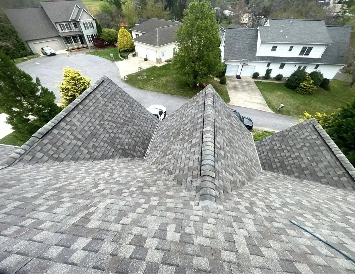 Completed roof replacement near Cajah's Mountain, NC by S&S Roofing