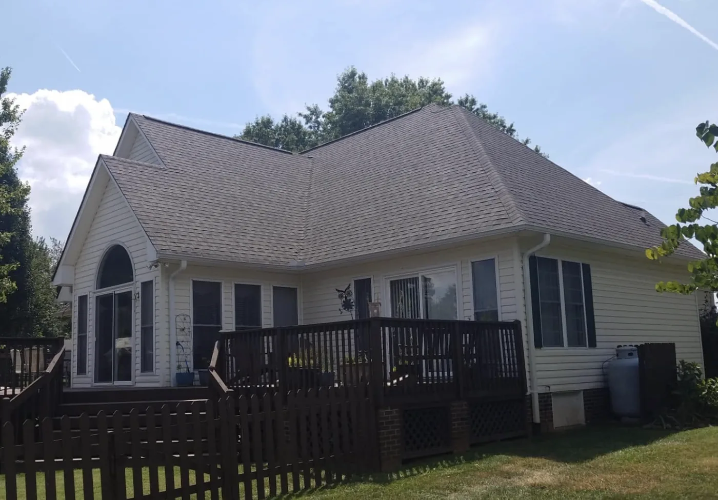 Roof replaced by S&S Roofing near Newton, NC